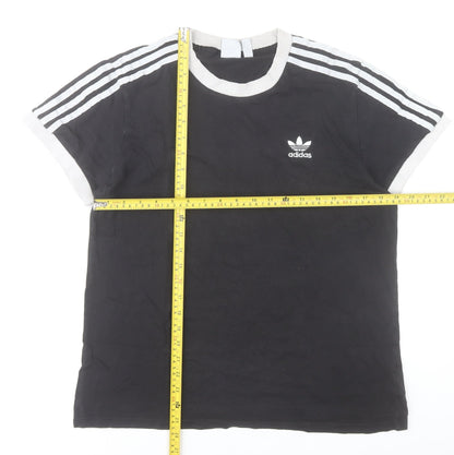 Womens UK Size 12 adidas Black Basic T-Shirt