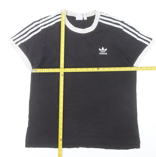 Womens UK Size 12 adidas Black Basic T-Shirt