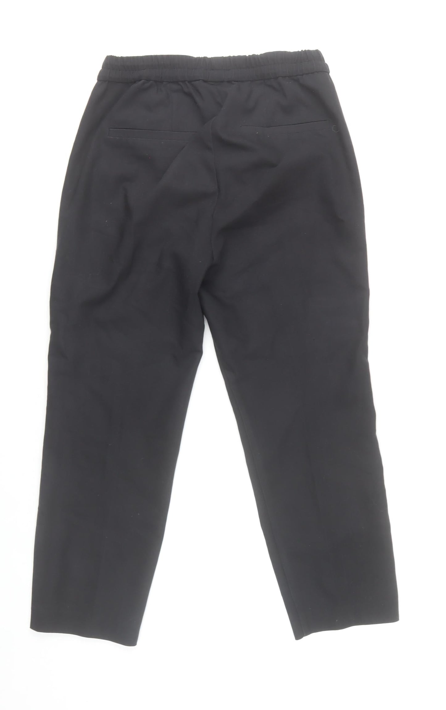 InWear Women’s Black Jogger Trousers Size 8 Elastic Waist Pockets