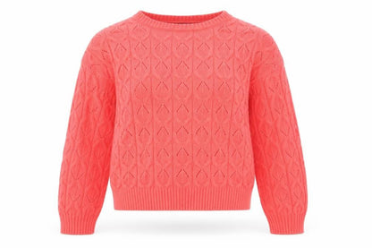 Kelly & Grace Women’s Pink Knit Pullover Jumper Size M