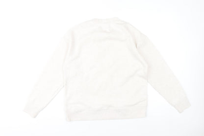 Disney Winnie the Pooh Womens Ivory XS Pullover Sweatshirt