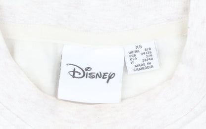 Disney Winnie the Pooh Womens Ivory XS Pullover Sweatshirt