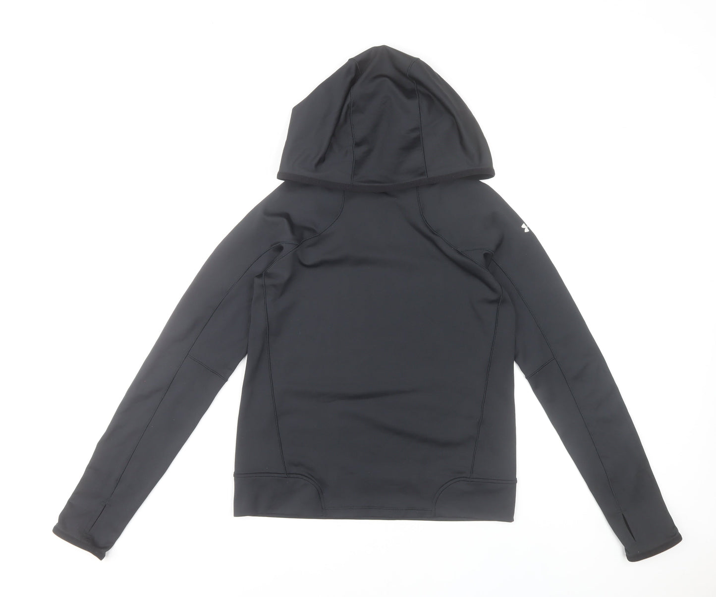 Womens UK Size XS Under armour Black Pullover Hoodie