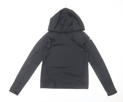 Womens UK Size XS Under armour Black Pullover Hoodie