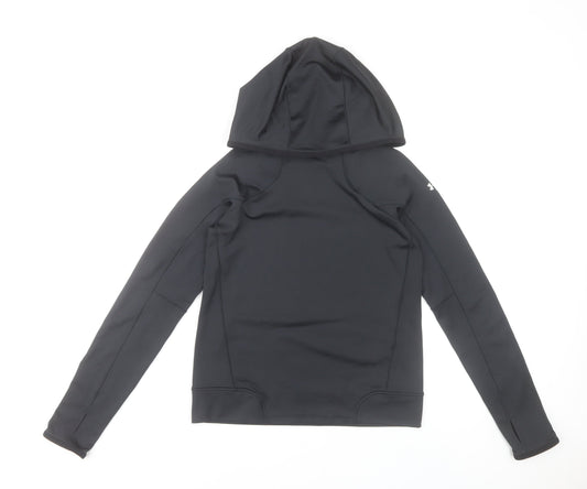 Womens UK Size XS Under armour Black Pullover Hoodie