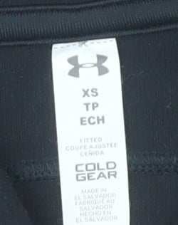 Womens UK Size XS Under armour Black Pullover Hoodie