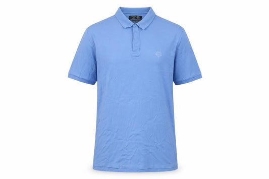 Paul Costelloe Men’s Blue Cotton Polo Shirt XL Regular Fit