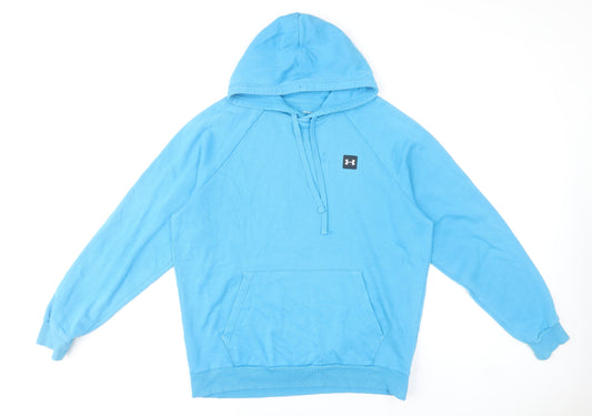 Under Armour Men’s Blue Pullover Hoodie Size M Relaxed Fit