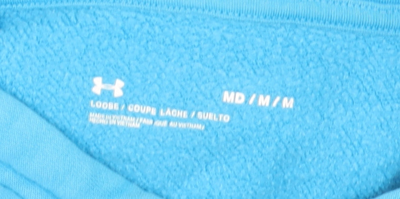 Under Armour Men’s Blue Pullover Hoodie Size M Relaxed Fit