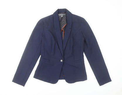 Atmosphere Women's Blue Size 10 Tailored Blazer Jacket