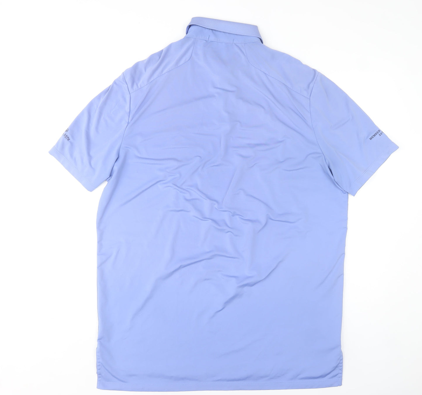 Ralph Lauren RLX Men’s Blue Polo Shirt L Sports Golf Stretch