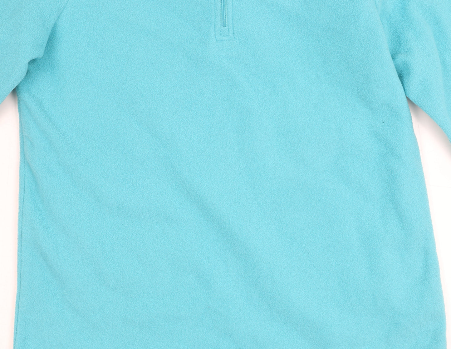 Peter Storm Girls Blue Fleece 13 Years 1/2 Zip Lightweight Sweatshirt