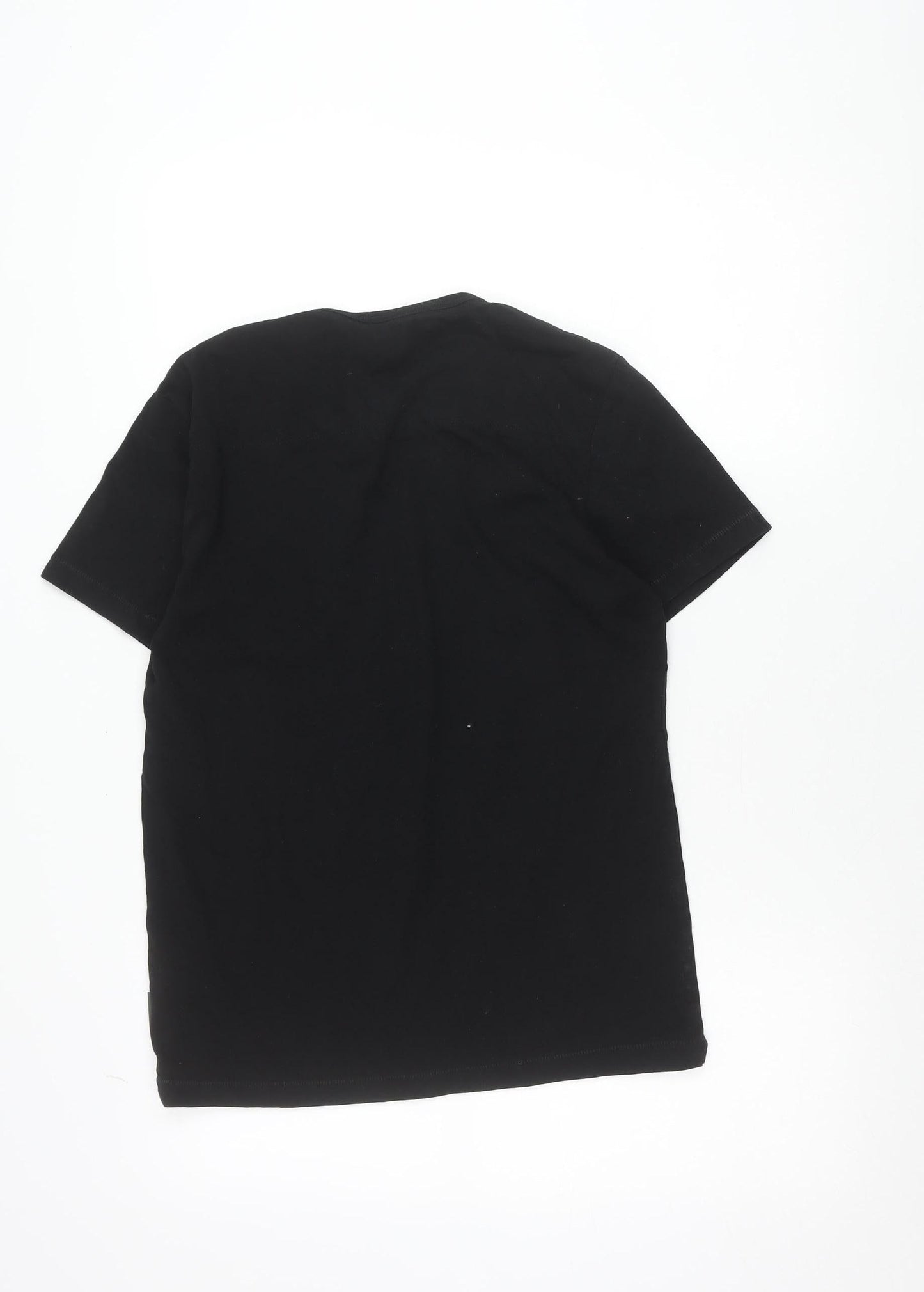 French Connection Men's Black Cotton Crew Neck T-Shirt Size M