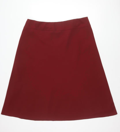 Marks and Spencer Women’s Red Size 20 Pencil Knee Length Skirt