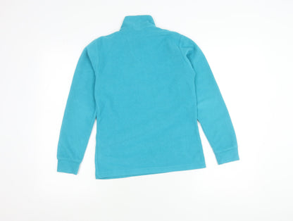 Trespass Boys Blue Fleece 1/2 Zip Sweatshirt 11-12 Years Outdoor Winter