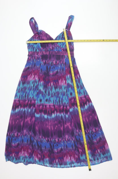 Marks and Spencer Women’s Multicoloured Size 12 A-Line Midi Dress