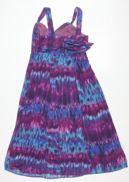 Marks and Spencer Women’s Multicoloured Size 12 A-Line Midi Dress