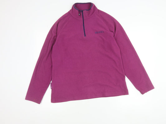 Womens UK Size 14 Mountain Warehouse Purple Pullover Sweatshirt
