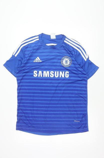 Adidas Chelsea FC Men’s Blue Medium Football Jersey Hazard 17