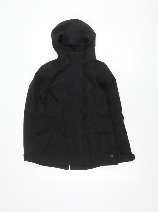 Zakti Girls Black 3-in-1 Hooded Jacket Coat 9-10 Years Outdoor School