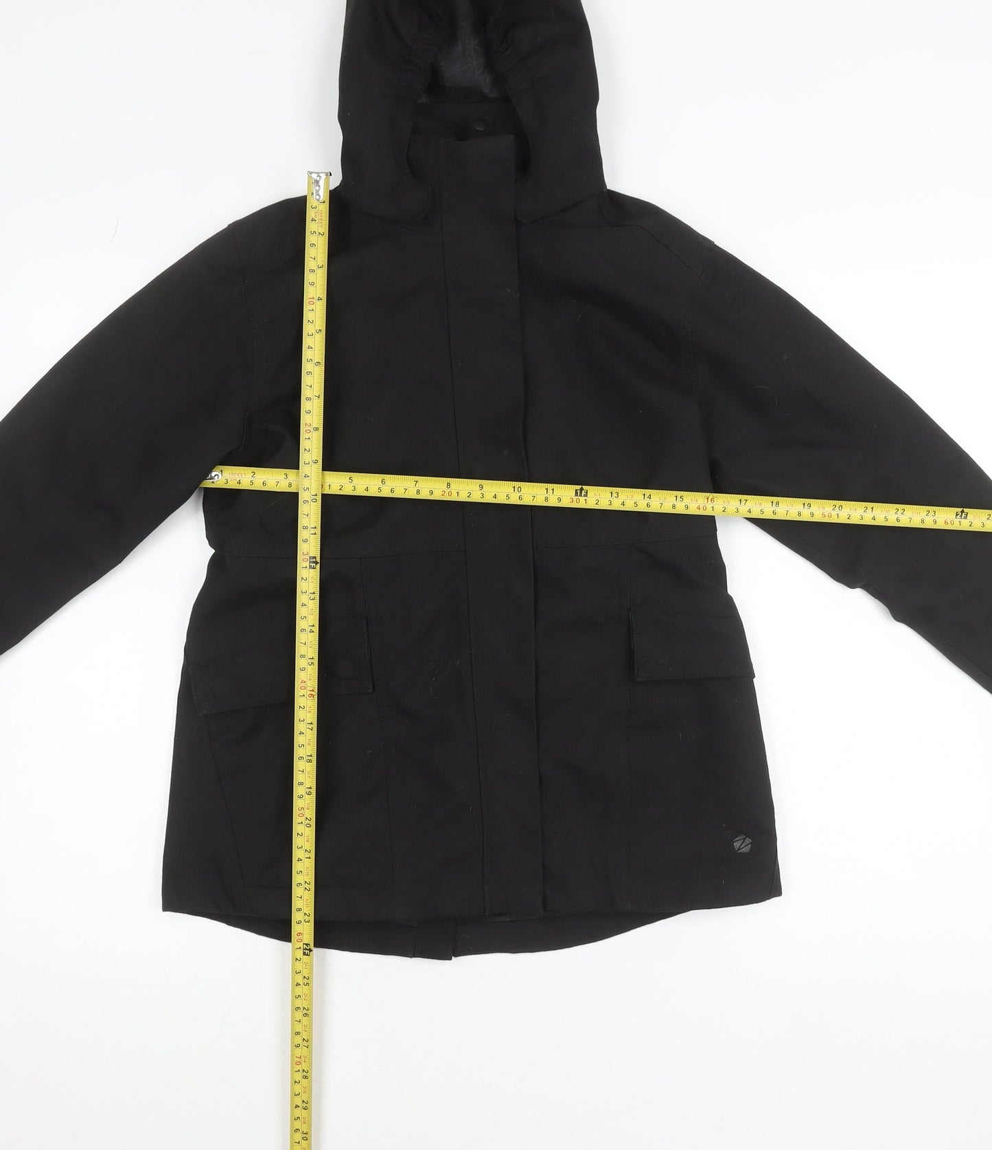 Zakti Girls Black 3-in-1 Hooded Jacket Coat 9-10 Years Outdoor School