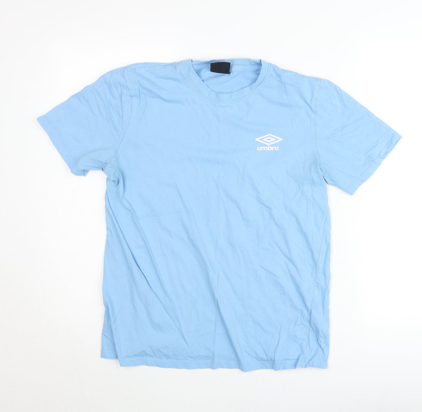 Womens UK Size M Umbro Blue Basic T-Shirt