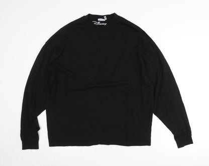 ASOS Women’s Black Disney Donald Duck Pullover Jumper Size S