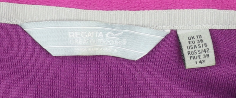 Womens UK Size 10 Regatta Purple Pullover Jumper