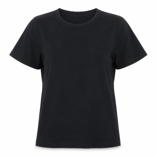 Uniqlo Women's Black XL Basic Crew Neck Short Sleeve T-Shirt