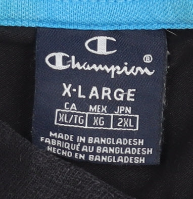 Champion Men’s Black XL Polo Shirt Short Sleeve Casual Sportswear