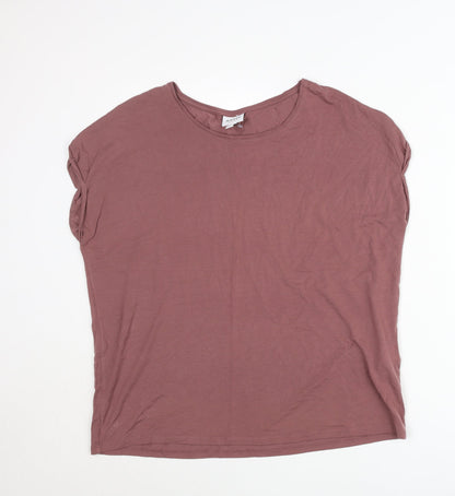 Vero Moda Women’s Purple XL Basic Modal T-Shirt Top