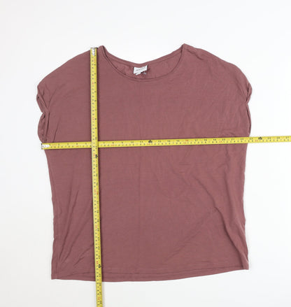 Vero Moda Women’s Purple XL Basic Modal T-Shirt Top