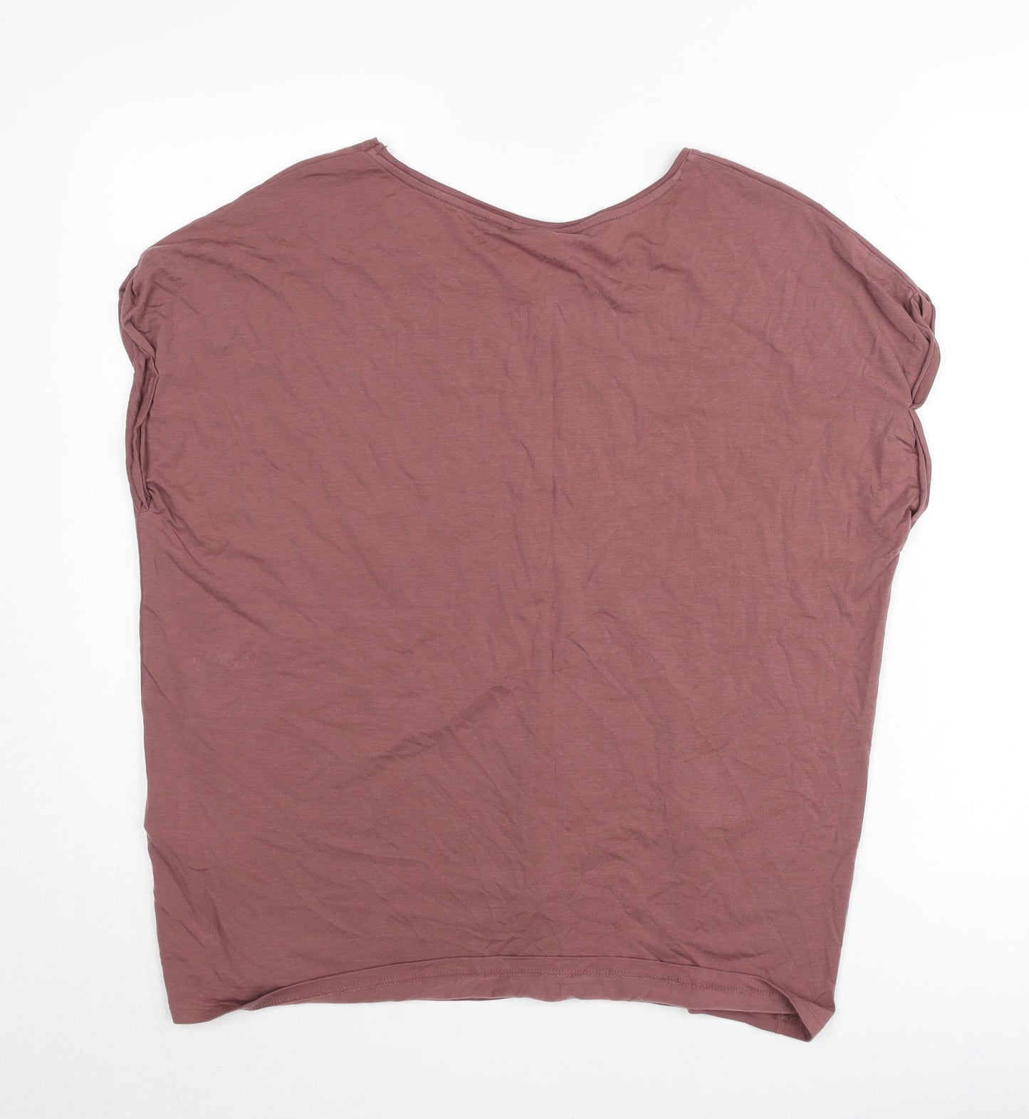 Vero Moda Women’s Purple XL Basic Modal T-Shirt Top