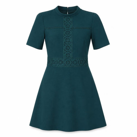 Oasis Women’s Green A-Line Knee Length Dress Size 8