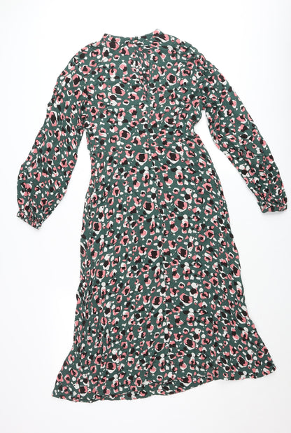 White Stuff Women’s Multicoloured Animal Print Shift Dress Size 8