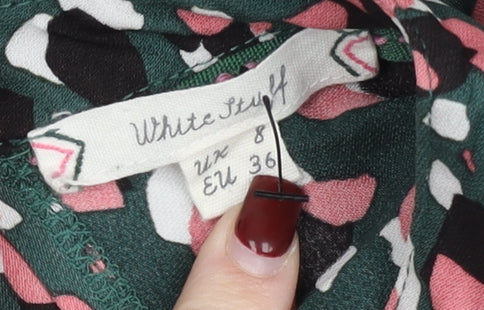 White Stuff Women’s Multicoloured Animal Print Shift Dress Size 8