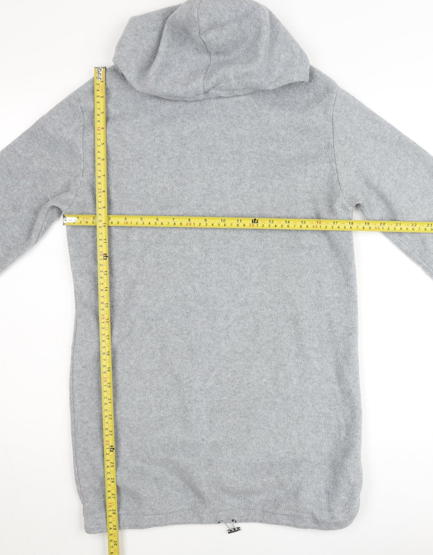 Brave Soul Womens Grey XS Pullover Hoodie Long Sleeve Jumper