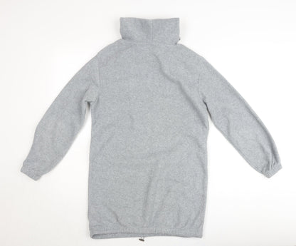 Brave Soul Womens Grey XS Pullover Hoodie Long Sleeve Jumper