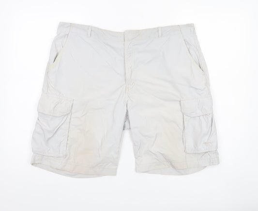 Trespass Mens Beige XL Cargo Shorts Outdoor Travel Lightweight