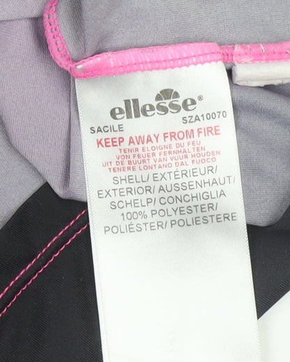 Ellesse Womens Pink Racerback Tank Top Size 8 Lightweight Gym Yoga