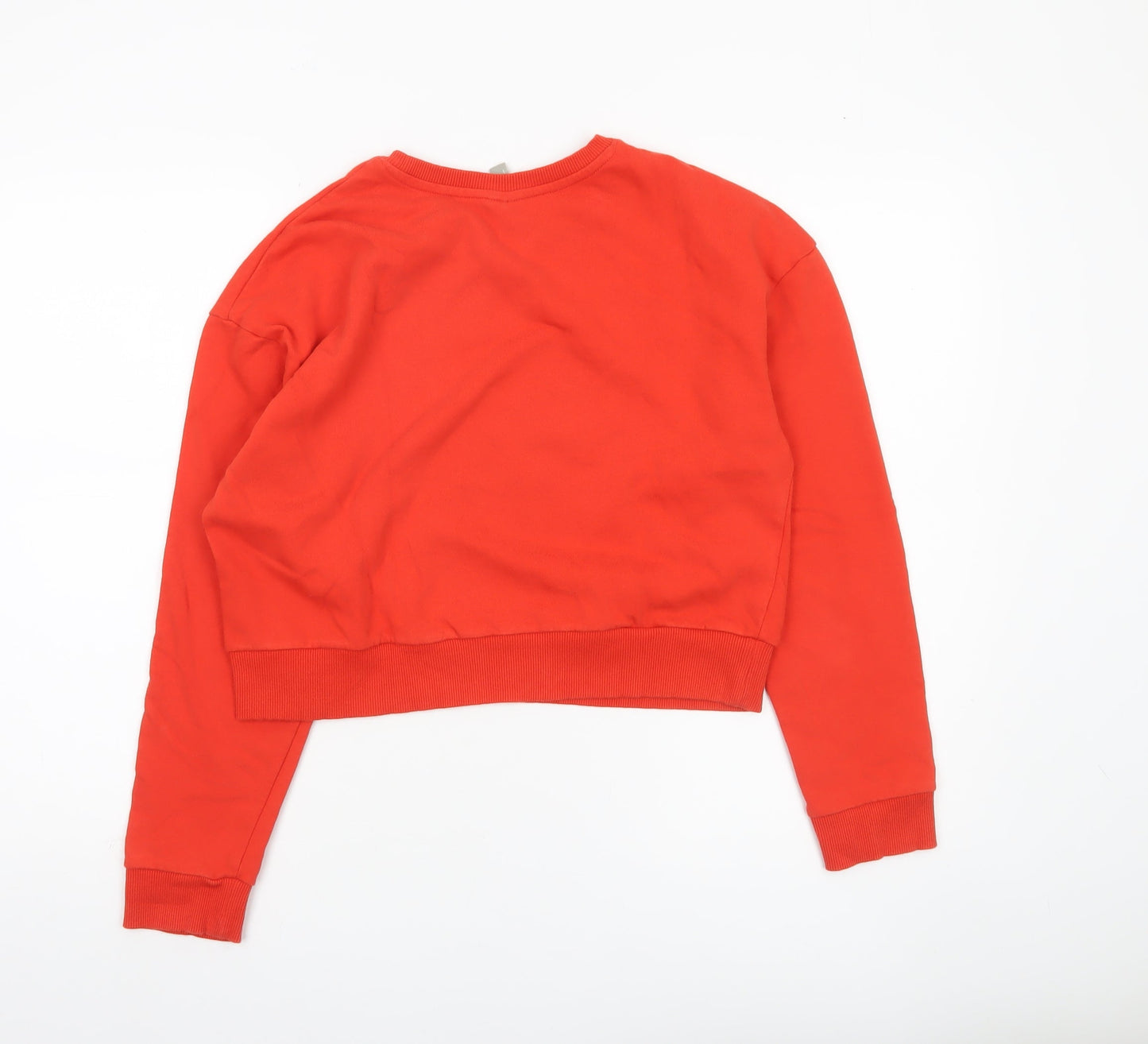 ASOS Women’s Red Cotton Pullover Sweatshirt Size 12