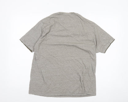 James Pringle Men's Grey Medium Cotton Crew Neck T-Shirt