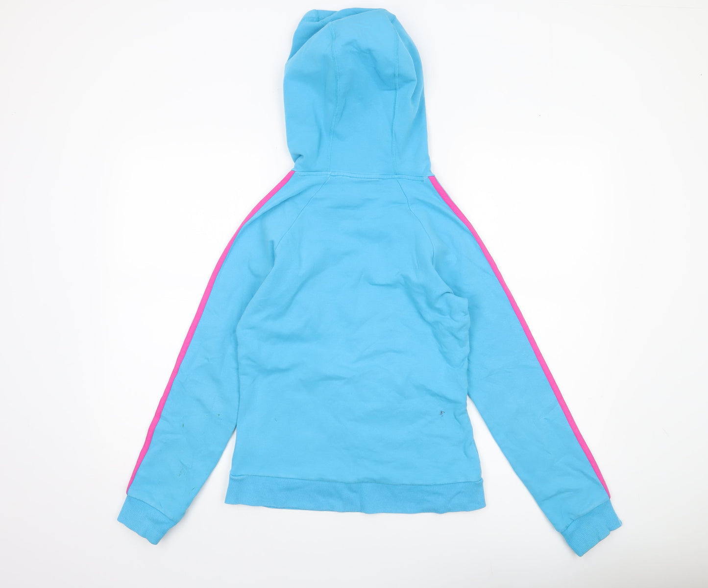 Adidas Women’s Blue Pullover Hoodie Size M UK 10 Logo Sportswear