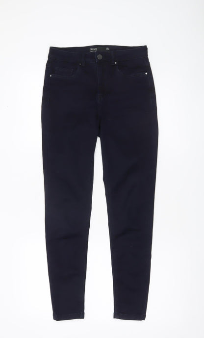 Dunnes Stores Womens Blue Skinny Jeans Size 8 Slim Fit Denim