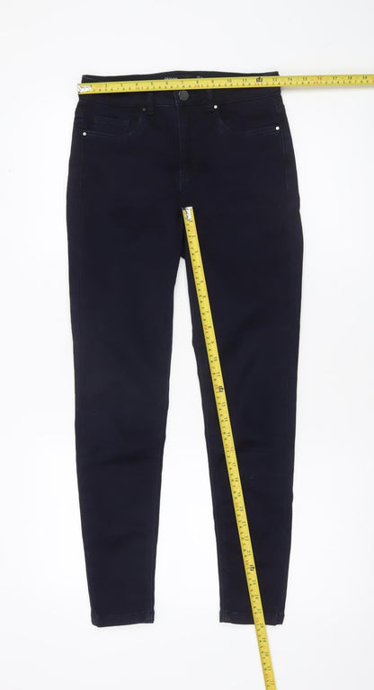 Dunnes Stores Womens Blue Skinny Jeans Size 8 Slim Fit Denim