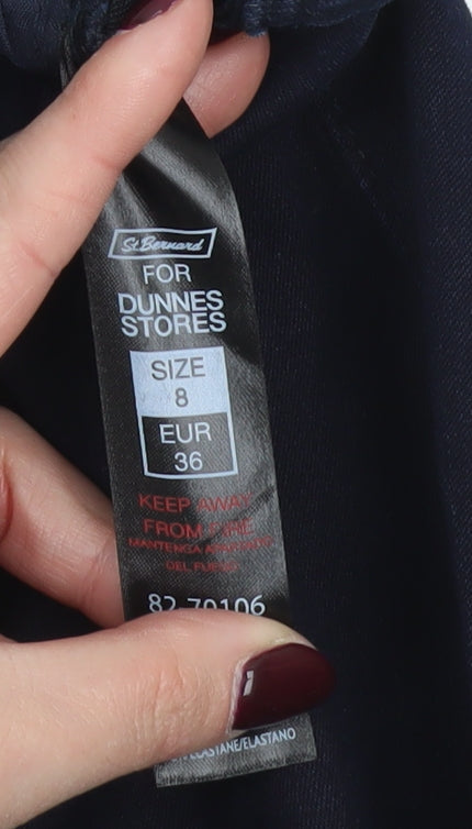 Dunnes Stores Womens Blue Skinny Jeans Size 8 Slim Fit Denim