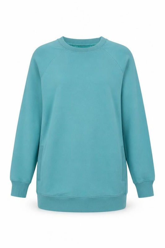 Next Women’s Blue XS Pullover Sweatshirt Cotton Blend