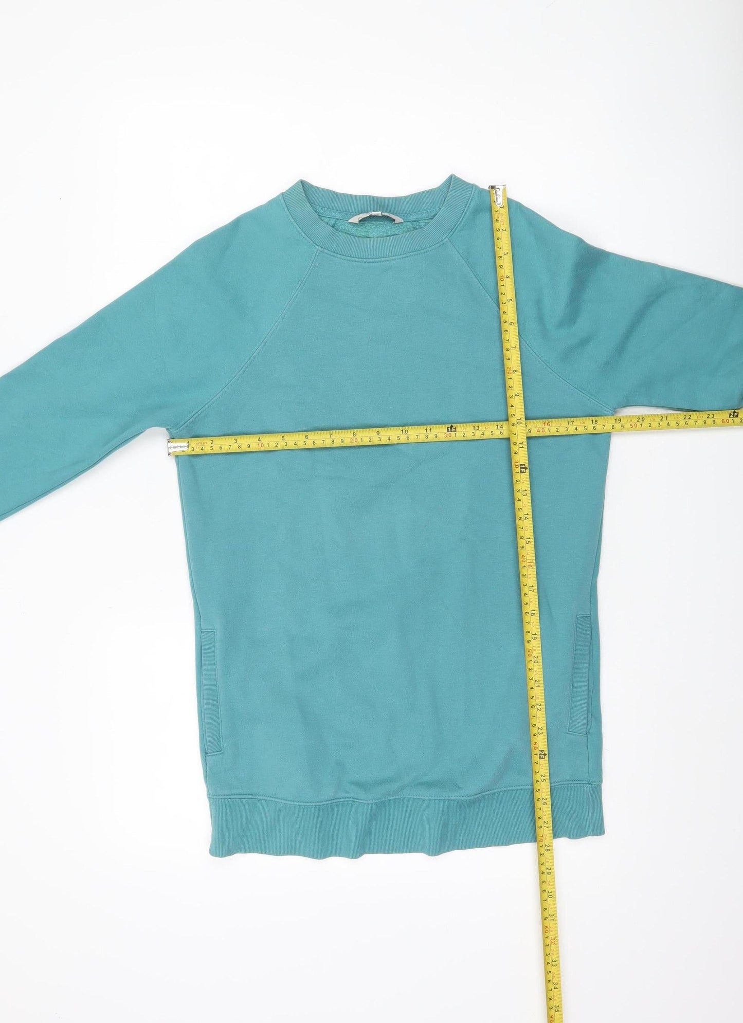 Next Women’s Blue XS Pullover Sweatshirt Cotton Blend