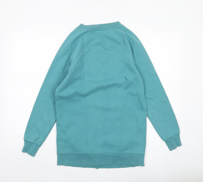 Next Women’s Blue XS Pullover Sweatshirt Cotton Blend