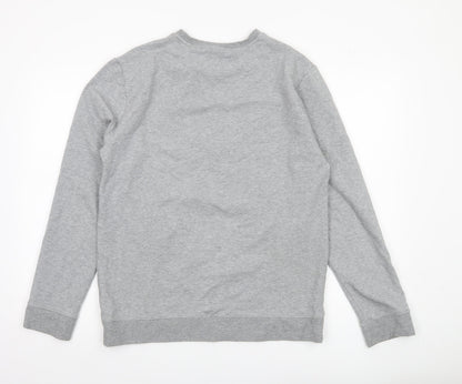 Mens UK Size L GUESS Grey Pullover Sweatshirt